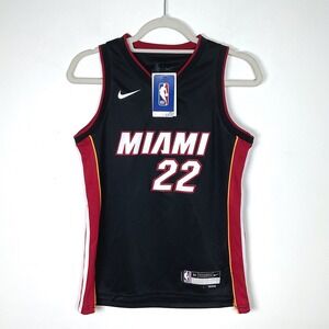 Nike Miami Heat Jimmy Butler #22 NBA Jersey Icon Edition Black Youth M (10/12)